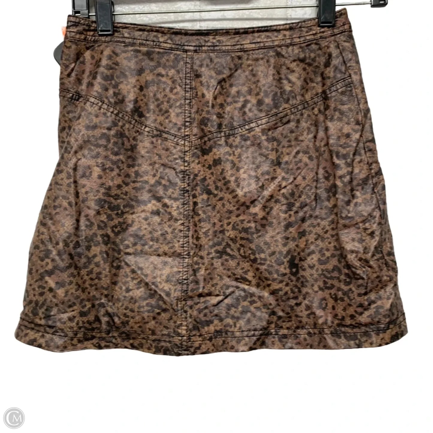 Skirt Mini & Short By Free People In Animal Print, Size: Xs