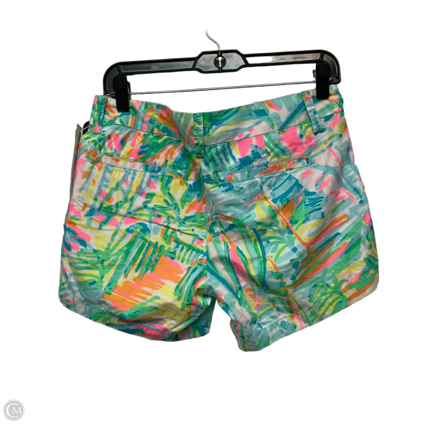 Shorts Designer By Lilly Pulitzer In Blue & Green, Size: 2