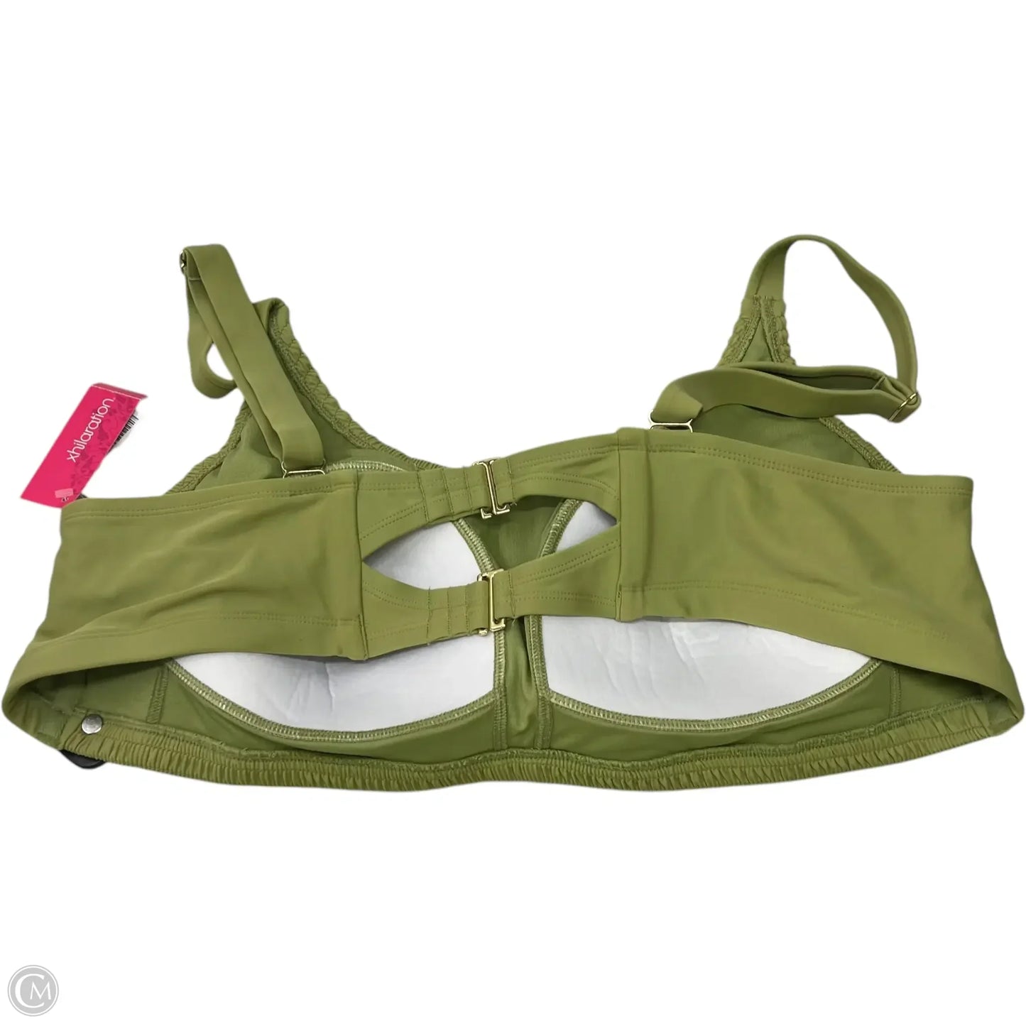 Swimsuit Top By Xhilaration In Green, Size: 3x