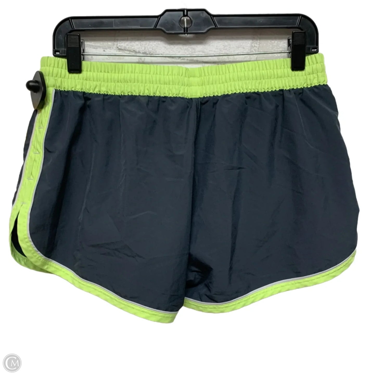 Athletic Shorts By Under Armour In Grey & Yellow, Size: M