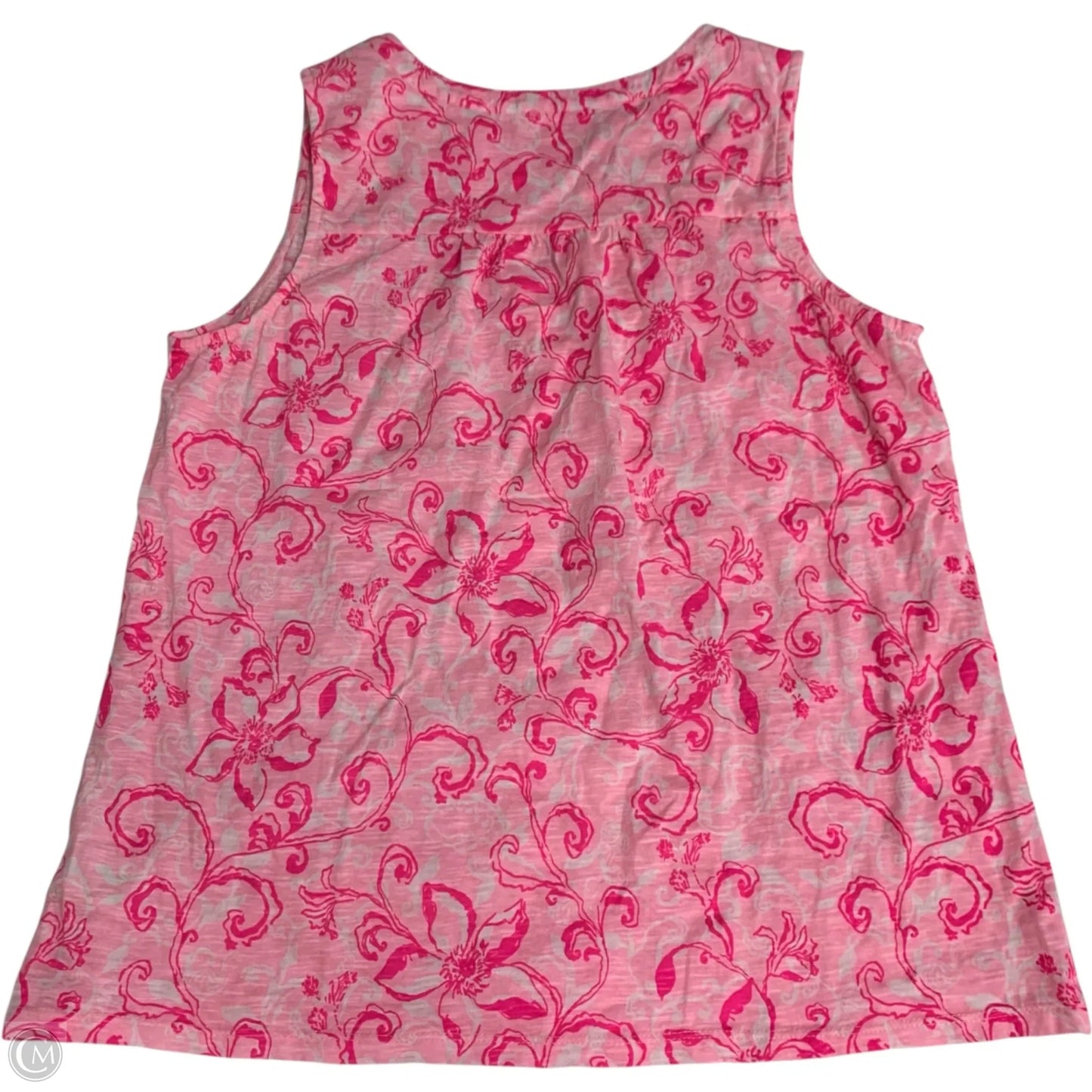 Top Sleeveless Designer By Lilly Pulitzer In Pink, Size: M