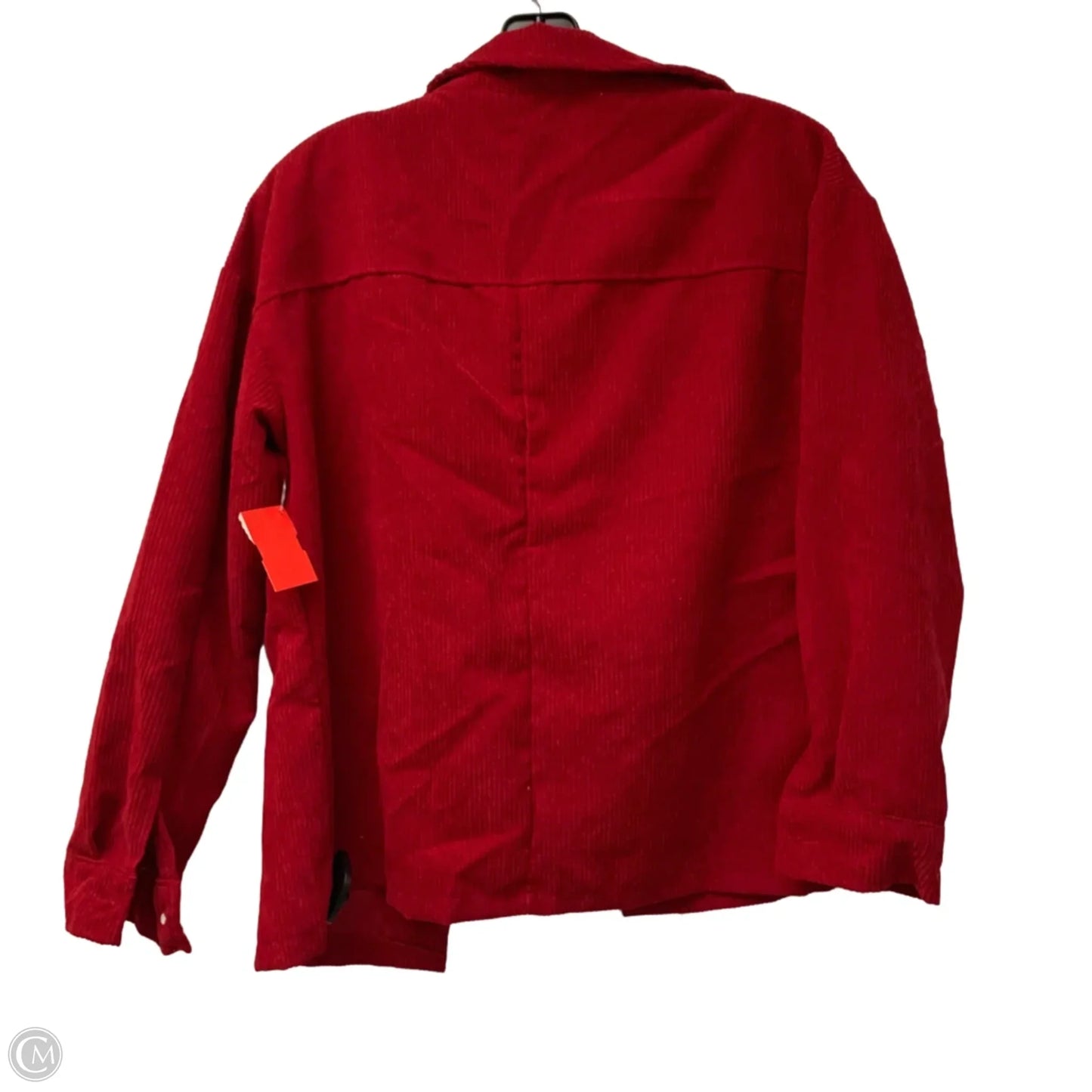 Jacket Shirt In Red, Size: S