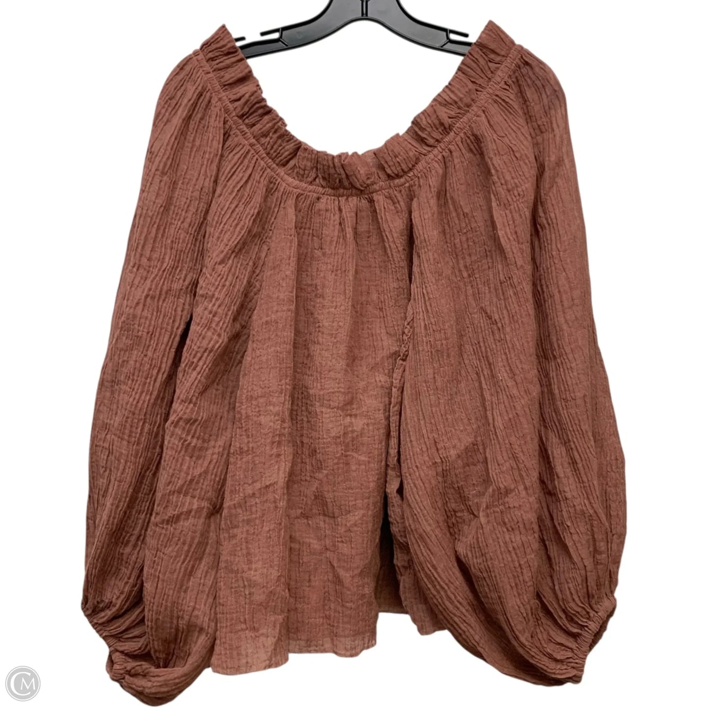 Top Long Sleeve Designer By Tory Burch In Pink, Size: Xs