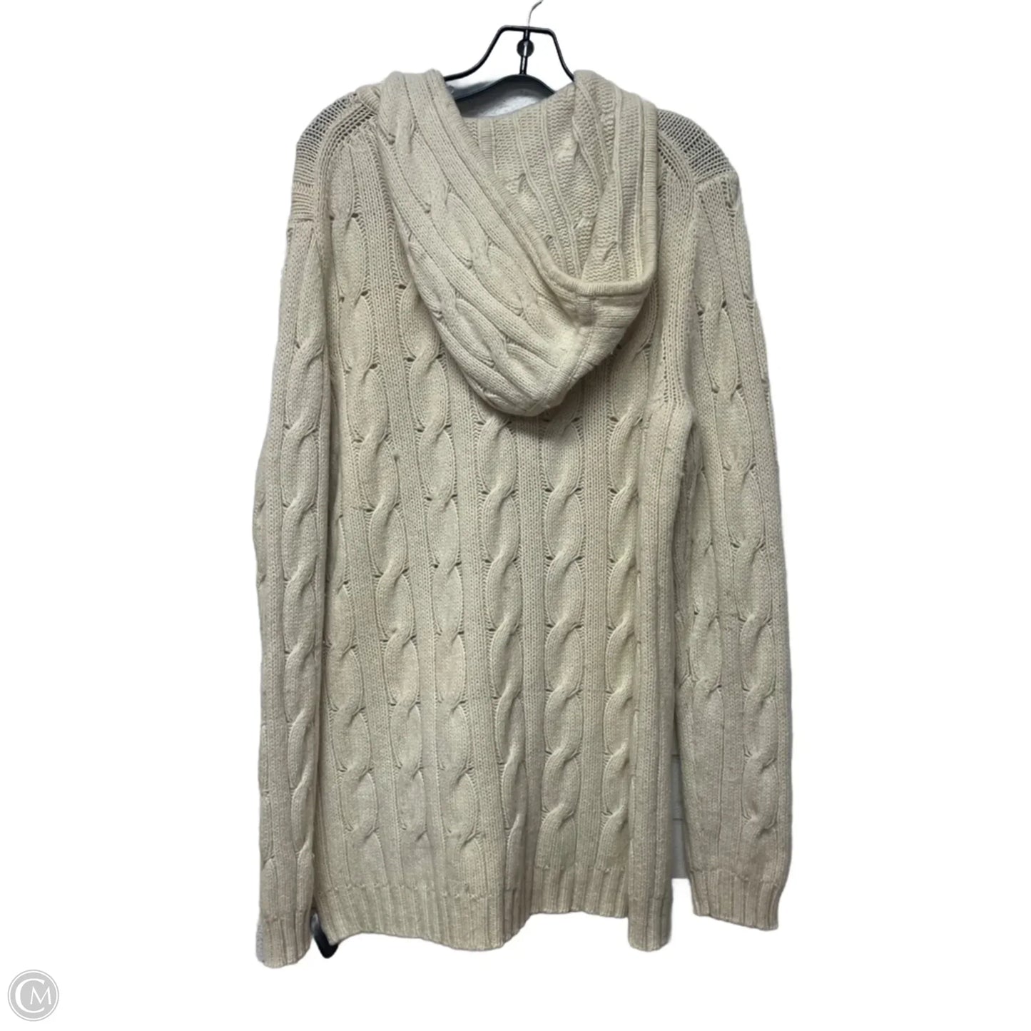 Coat Wool By Charter Club In Cream, Size: L