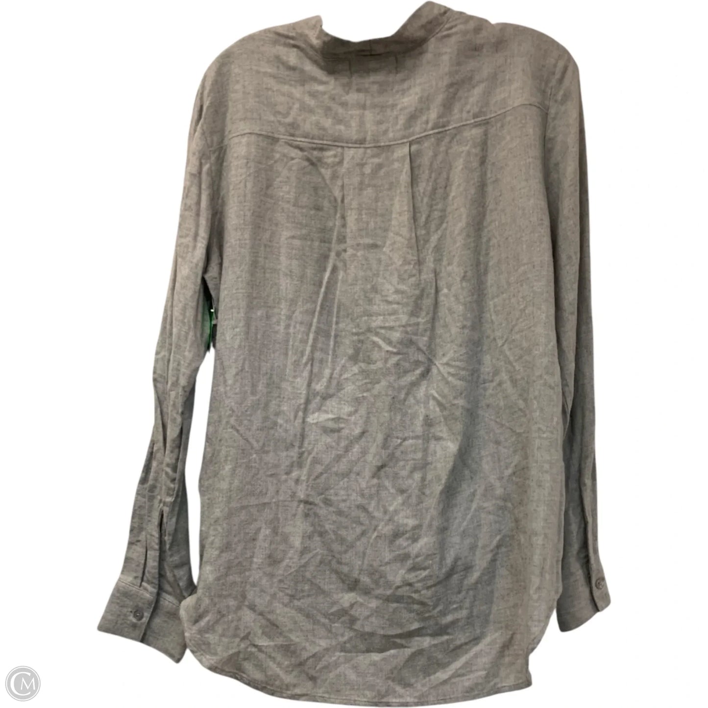 Tunic Long Sleeve By Cloth & Stone In Grey, Size: L