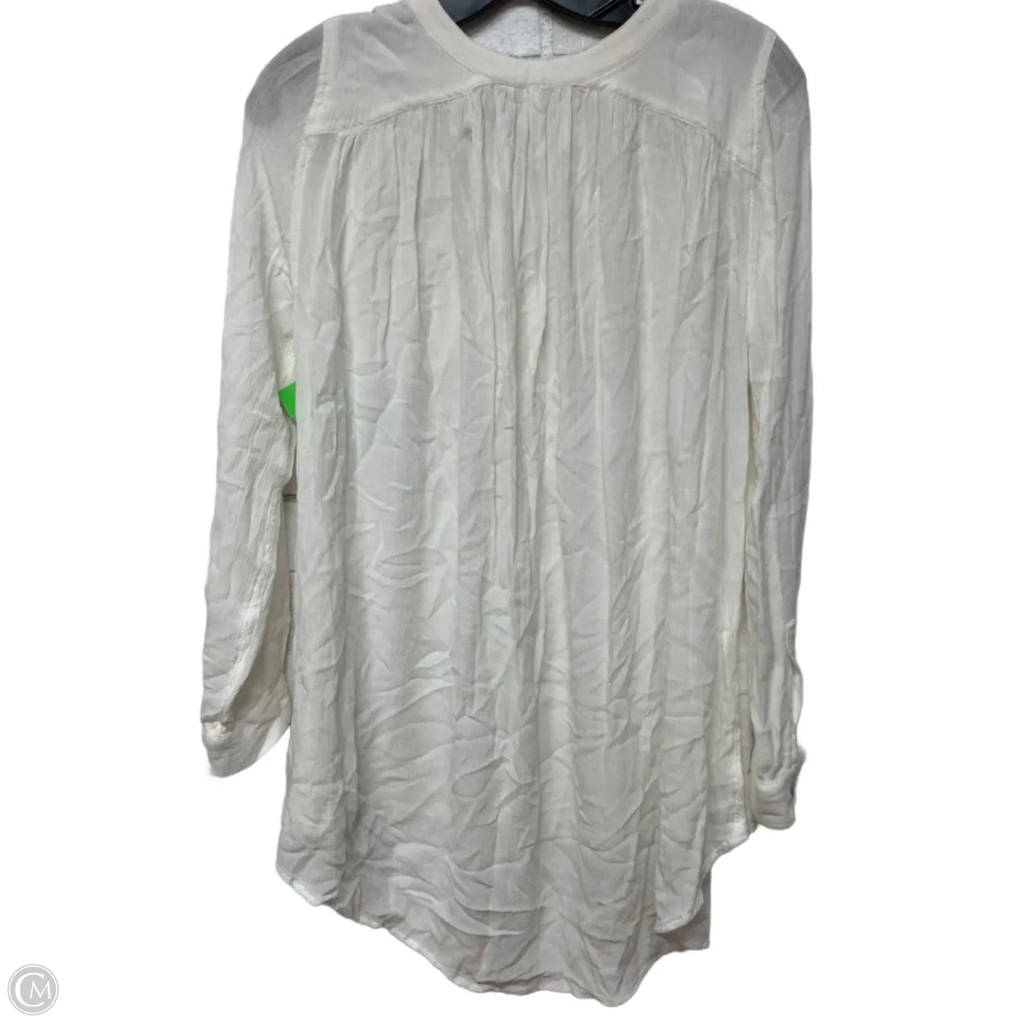 Tunic Long Sleeve By Free People In White, Size: Xs