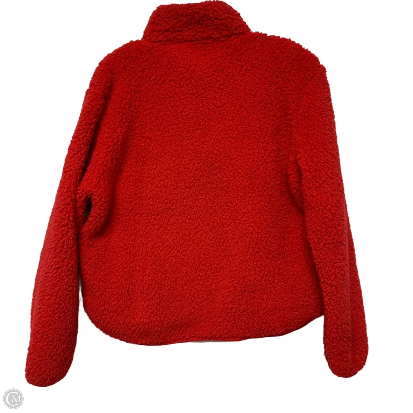 Jacket Faux Fur & Sherpa By Wondershop In Red, Size: M