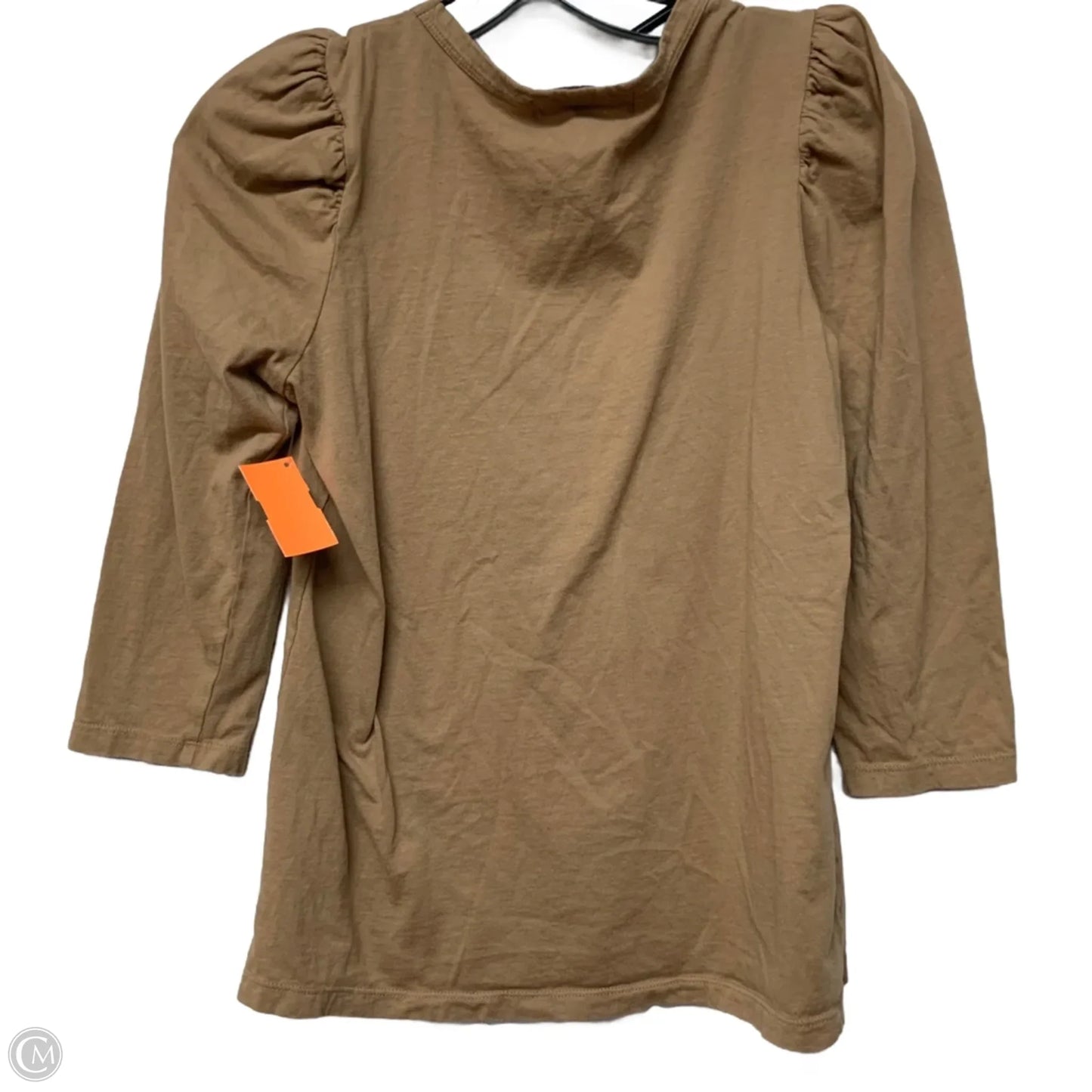 Top 3/4 Sleeve By Pomander Place In Tan, Size: S