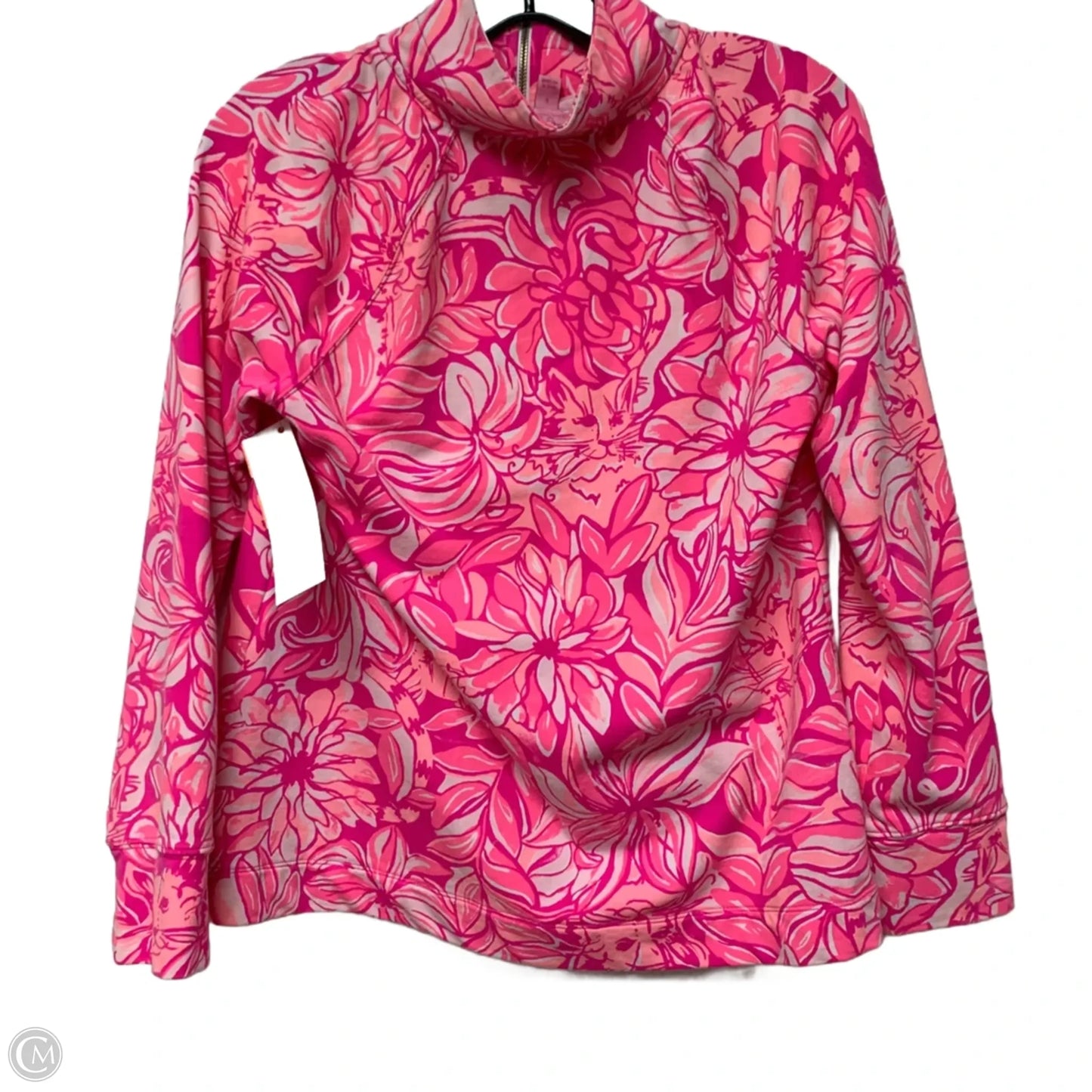 Top Long Sleeve Designer By Lilly Pulitzer In Pink, Size: S