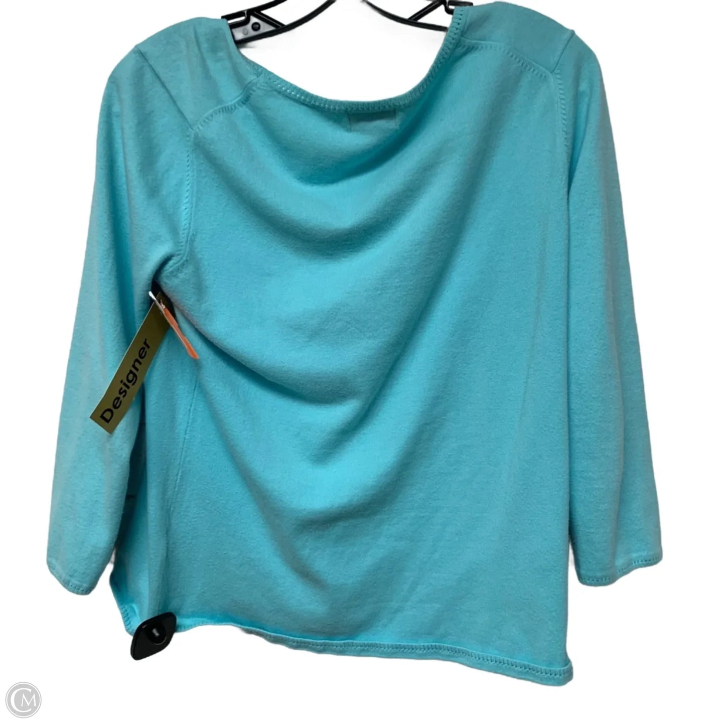 Top Long Sleeve Designer By Lilly Pulitzer In Blue, Size: M