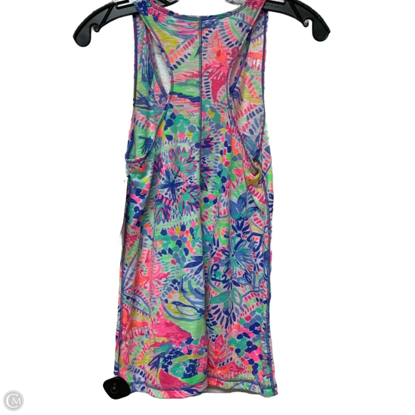 Top Sleeveless Designer By Lilly Pulitzer In Blue & Pink, Size: S