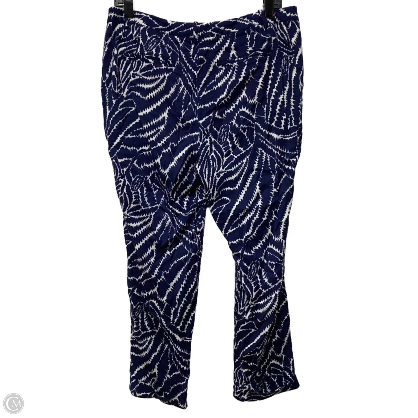 Pants Designer By Lilly Pulitzer In Blue & White, Size: 6