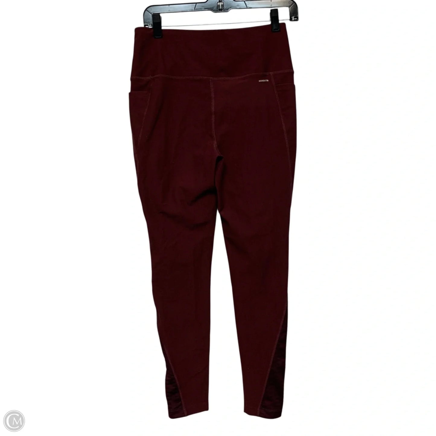Athletic Leggings By Mondetta In Maroon, Size: M