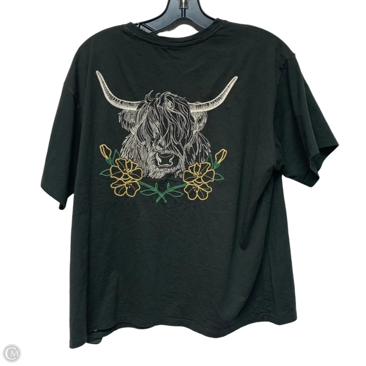 Top Short Sleeve By House of Cotton In Black, Size: L