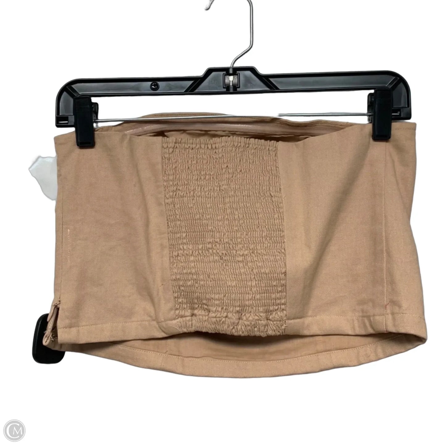 Top Sleeveless By Maeve In Pink & Tan, Size: S