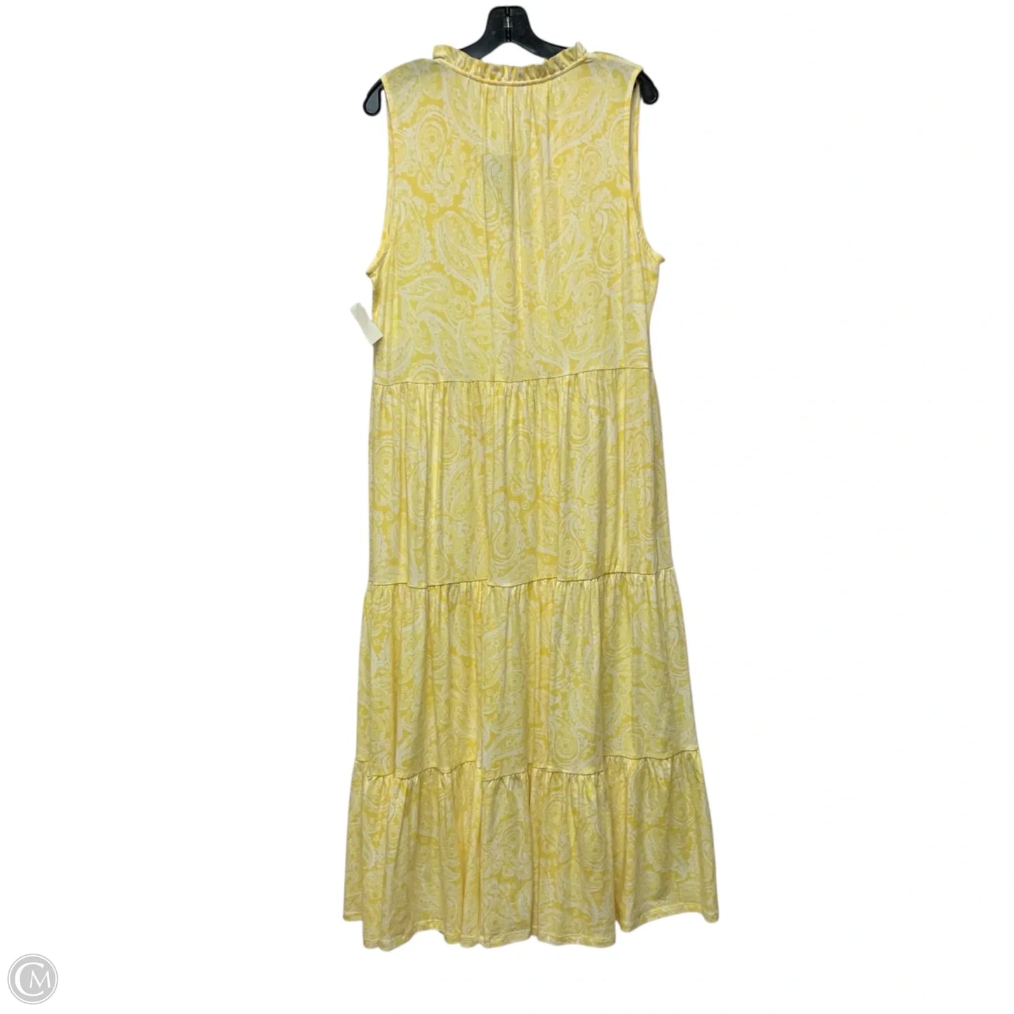 Dress Casual Midi By Crown And Ivy In Yellow, Size: Xl