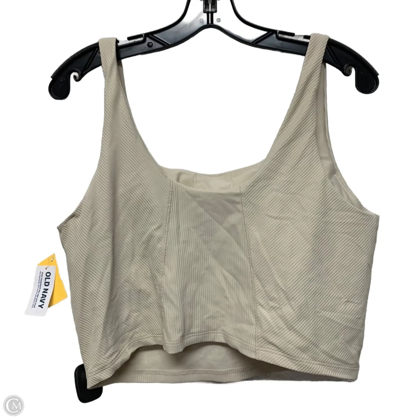 Athletic Tank Top By Old Navy In Beige, Size: Xl