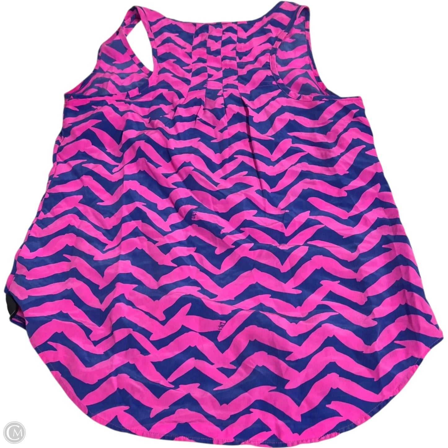 Top Sleeveless Designer By Lilly Pulitzer In Blue & Pink, Size: S