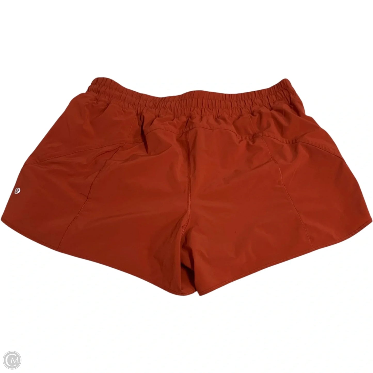 Athletic Shorts By Lululemon In Orange, Size: 2x
