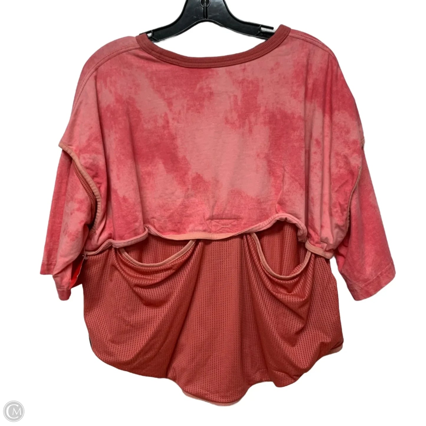 Athletic Top Short Sleeve By Converse In Pink, Size: M