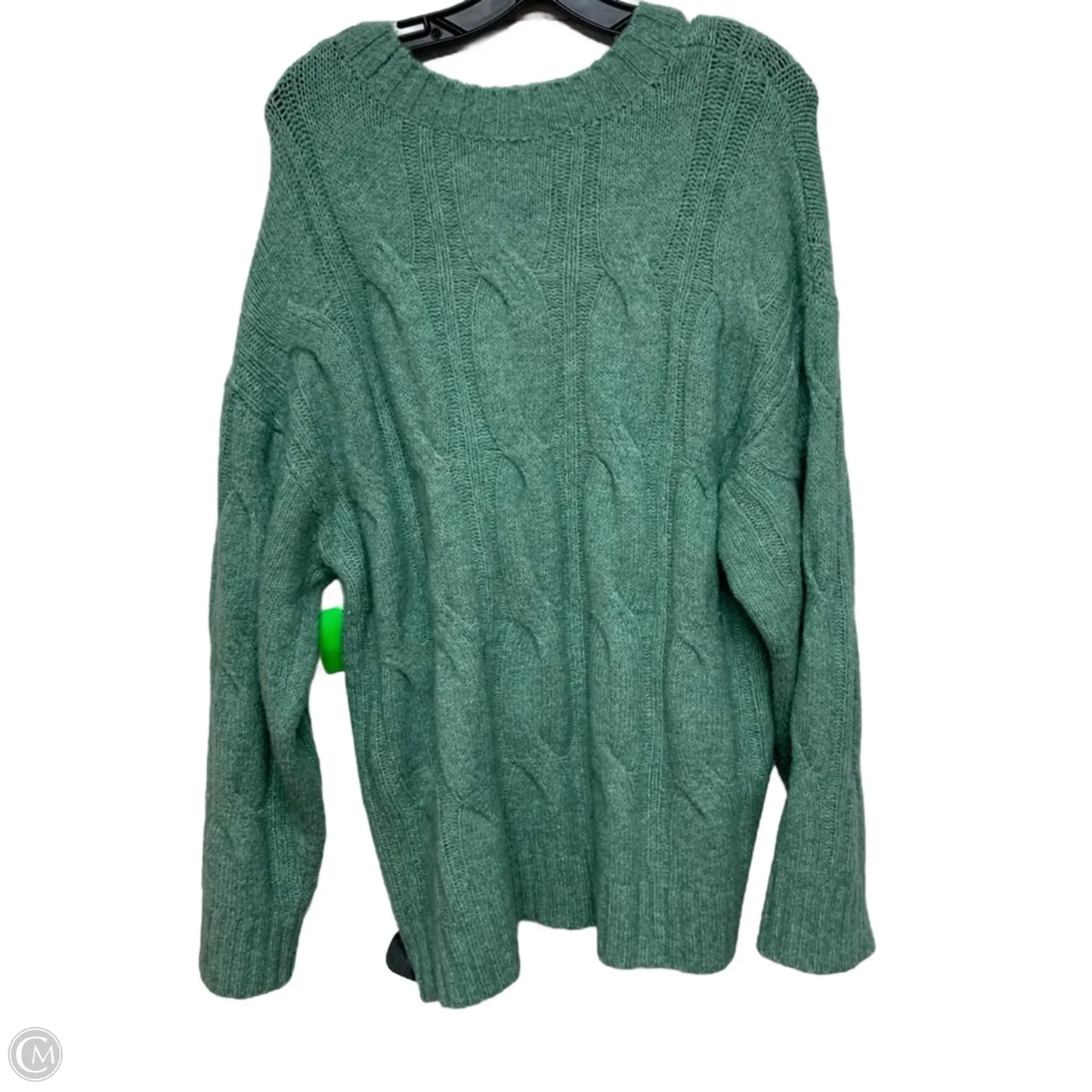 Sweater By American Eagle In Green, Size: L
