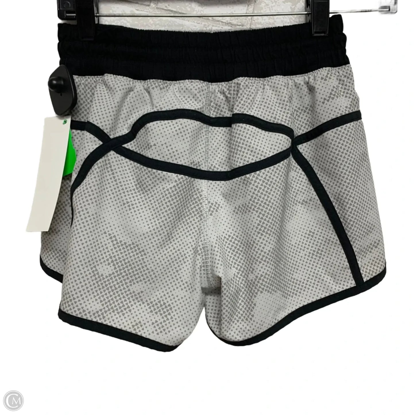 Athletic Shorts By Lululemon In Black & Grey, Size: S