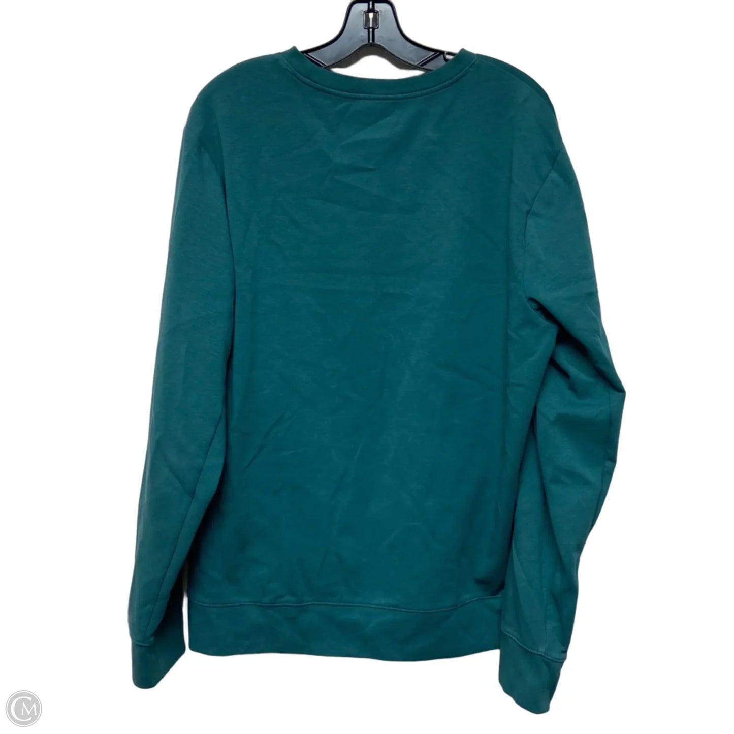 Sweatshirt Crewneck By Old Navy In Teal, Size: L