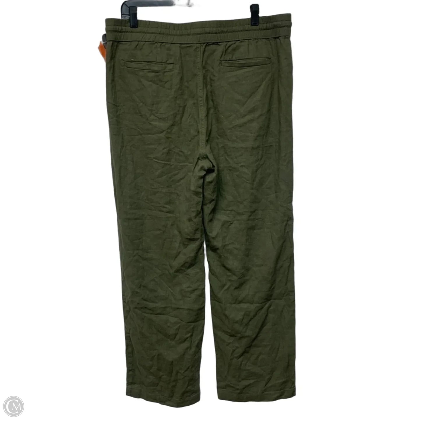 Pants Linen By Ann Taylor In Green, Size: L