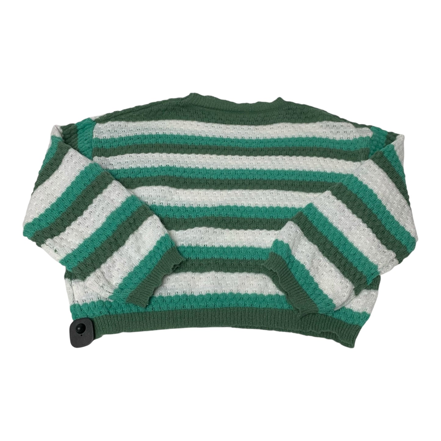 Sweater By Shein In Green & White, Size: Xl