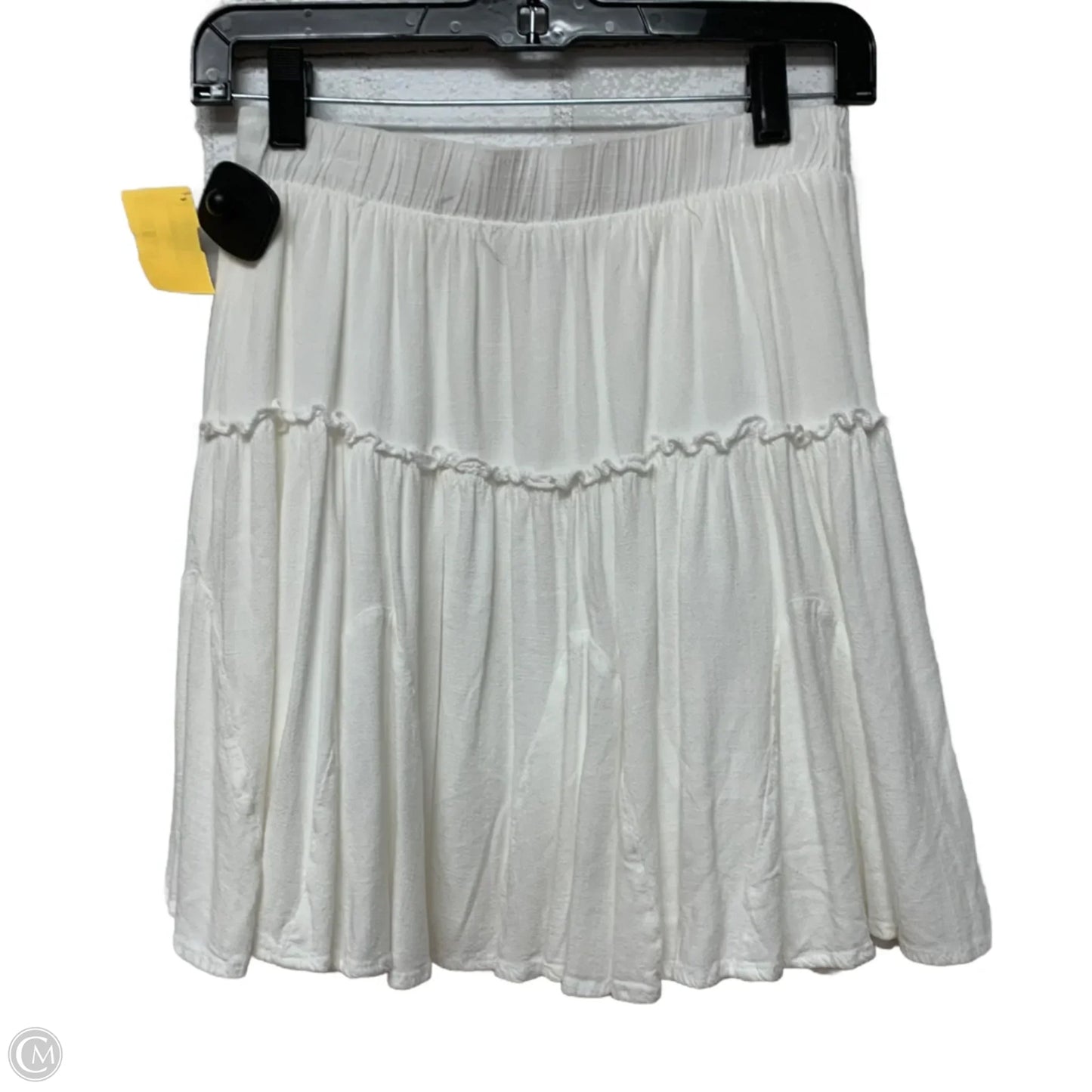 Skirt Mini & Short By Gibson In White, Size: S