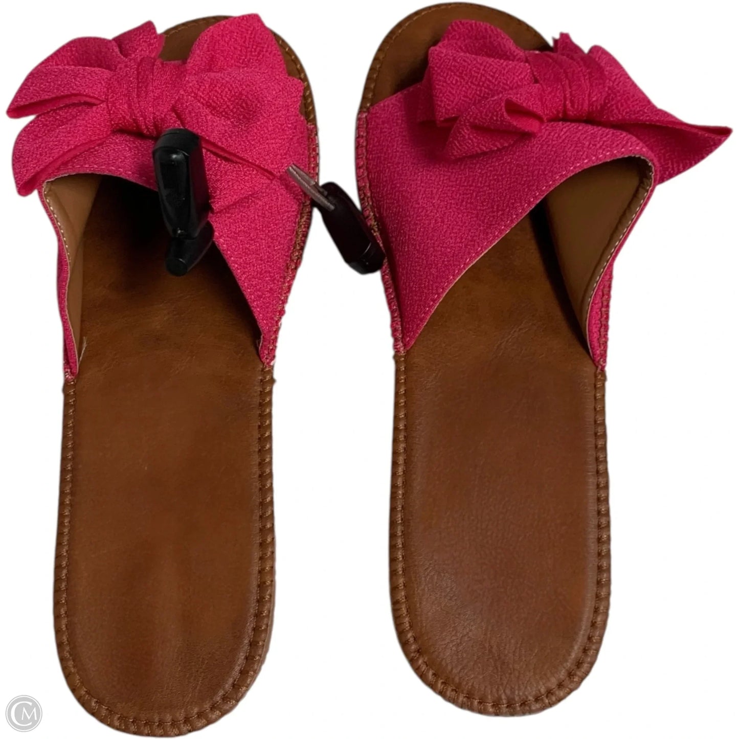 Sandals Flats By Clothes Mentor In Pink, Size: 9.5