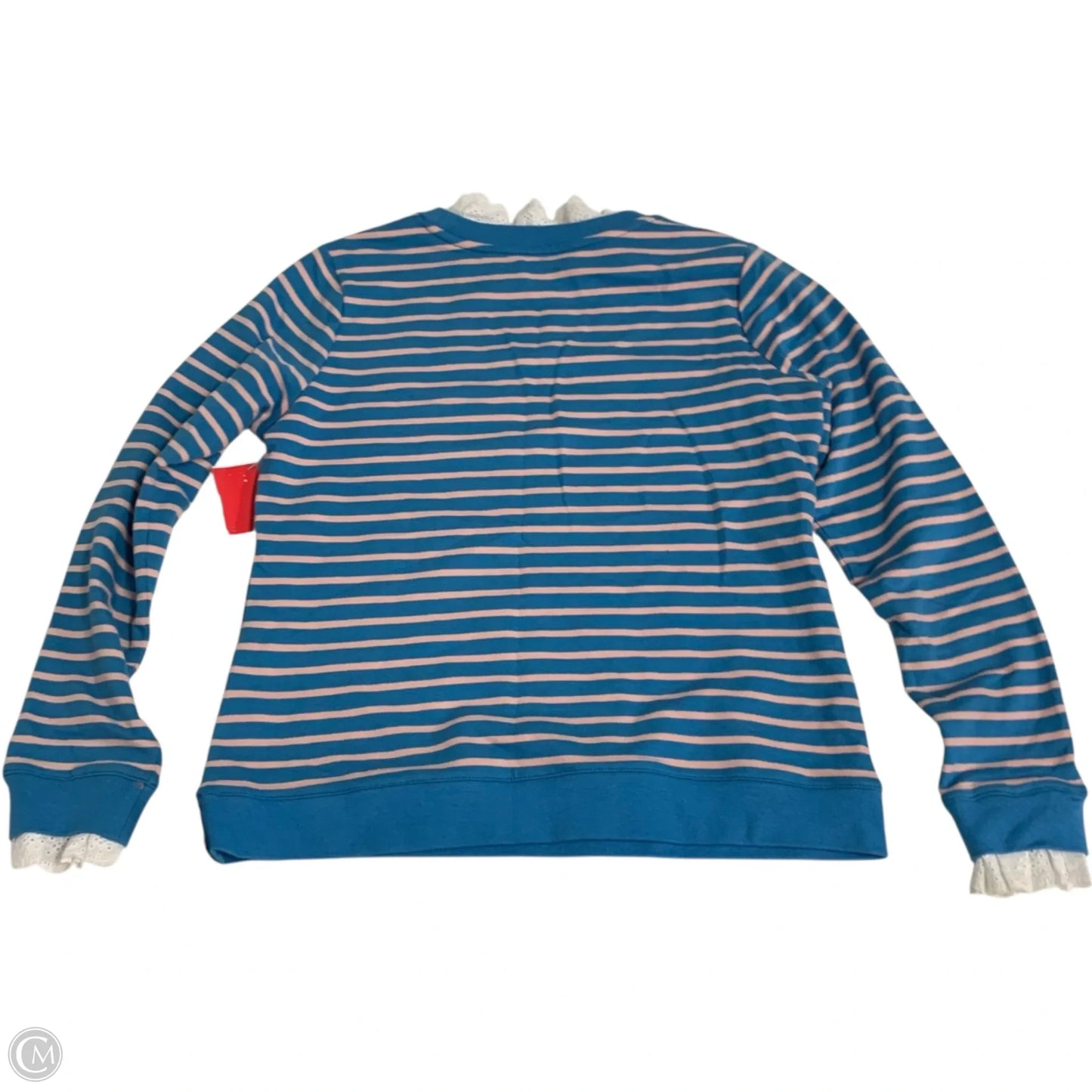 Top Long Sleeve By Boden In Striped Pattern, Size: S