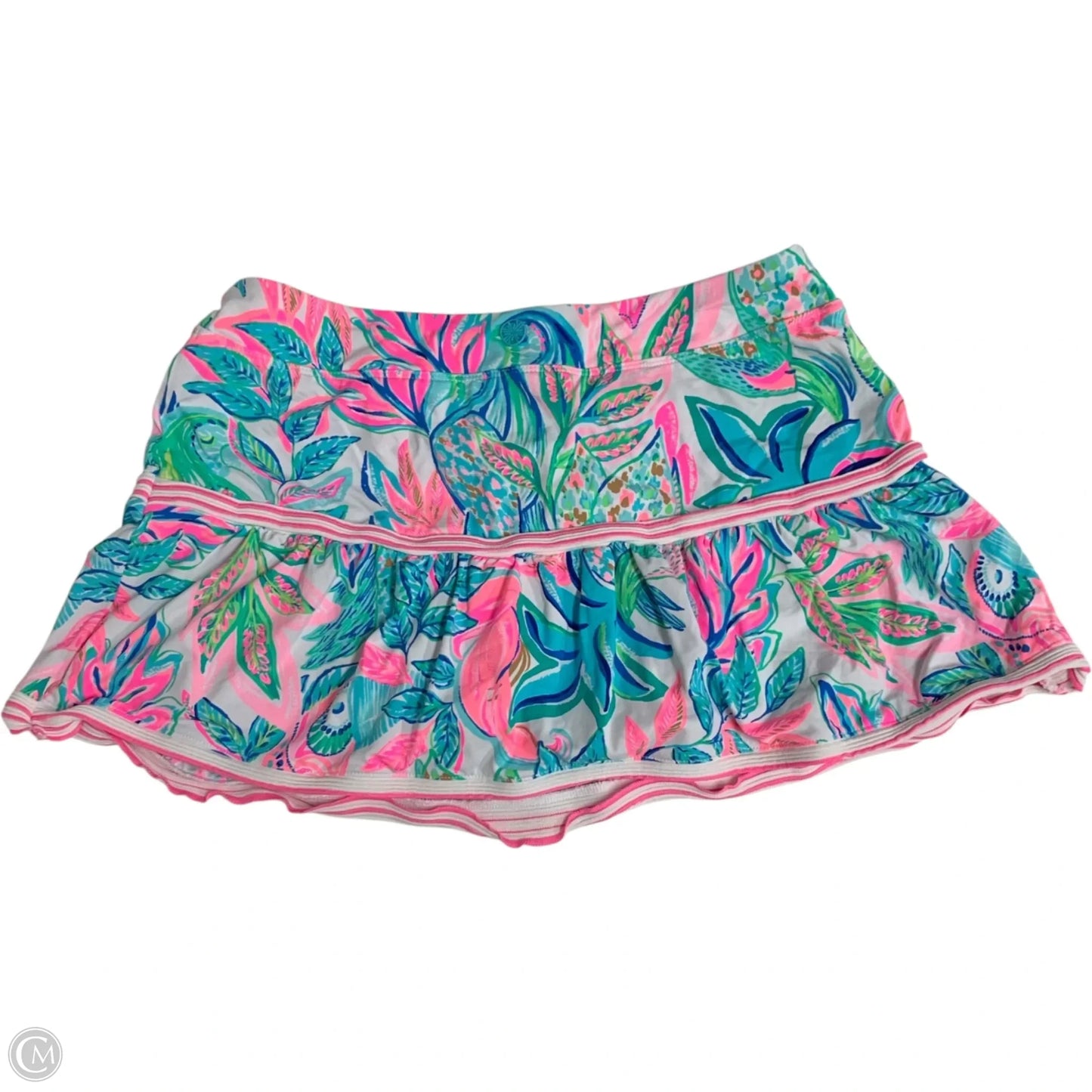 Skort Designer By Lilly Pulitzer In Blue & Pink, Size: S