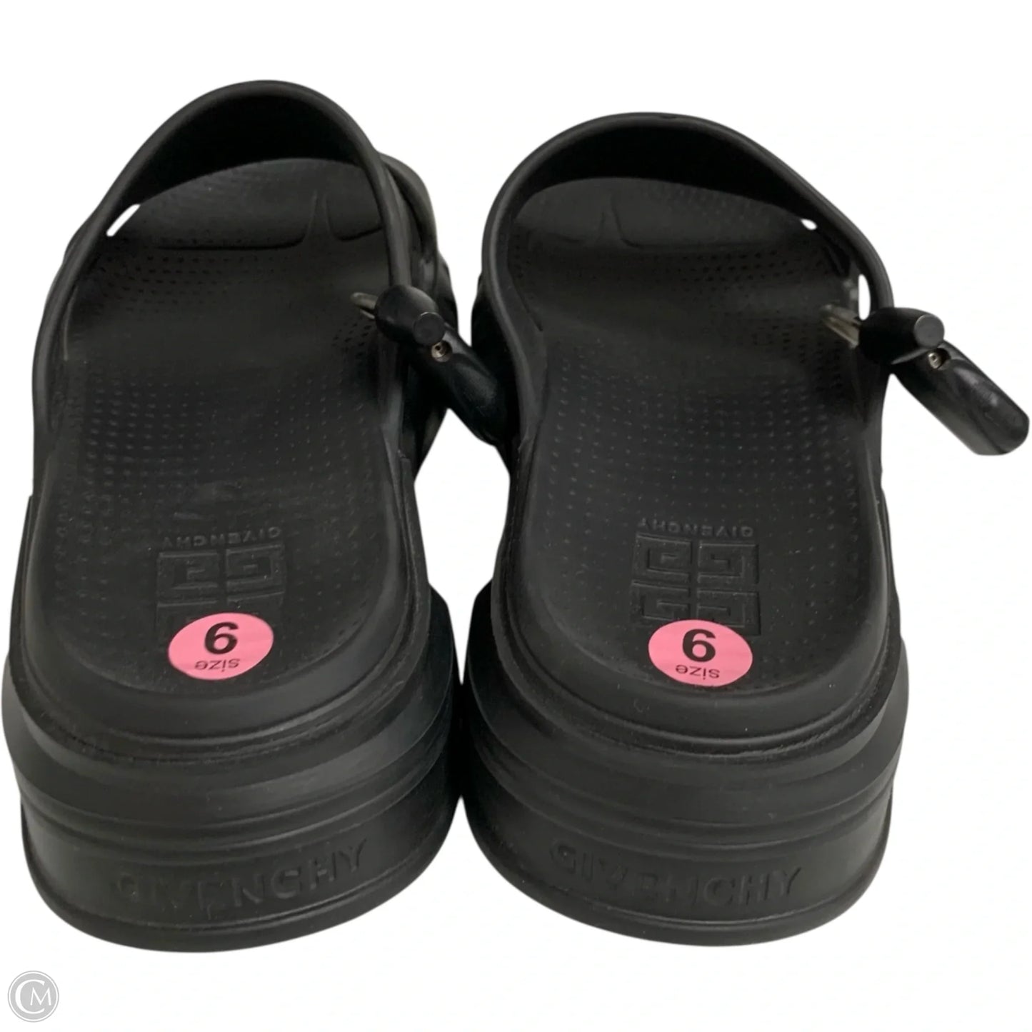 Sandals Luxury Designer By Givenchy In Black, Size: 9