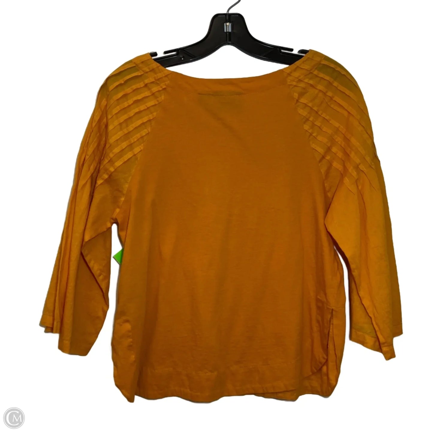 Top Long Sleeve By Maeve In Yellow, Size: S