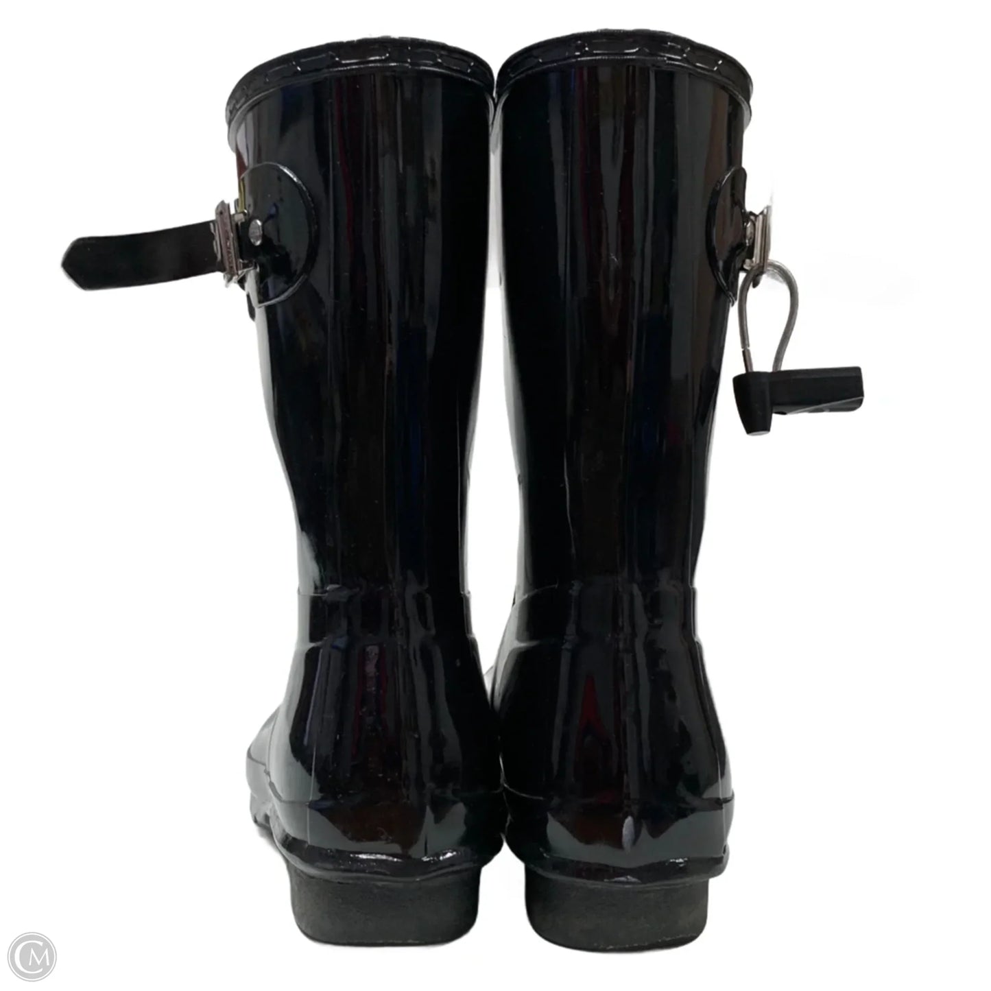 Boots Rain By Hunter In Black, Size: 9
