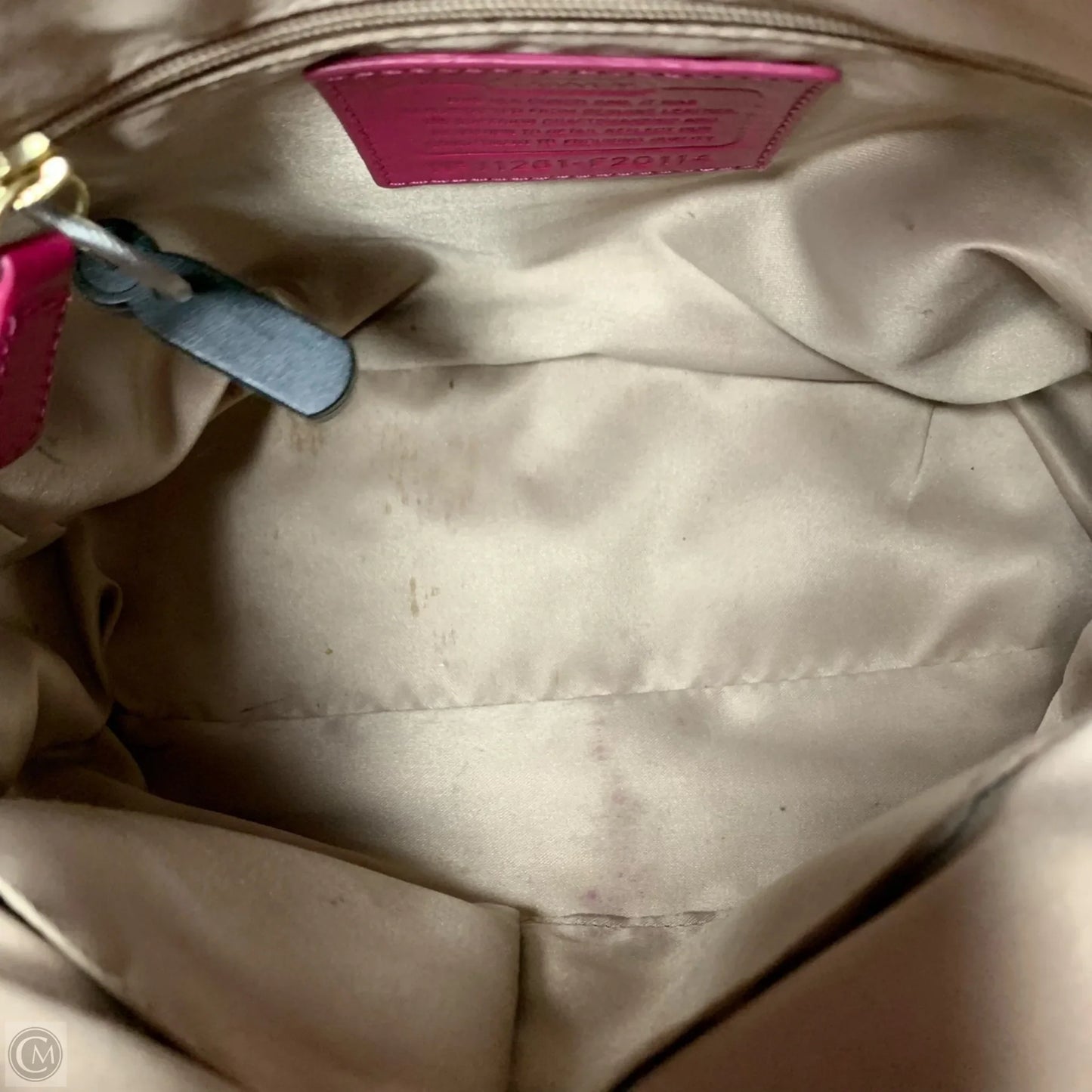 Handbag Designer By Coach, Size: Medium