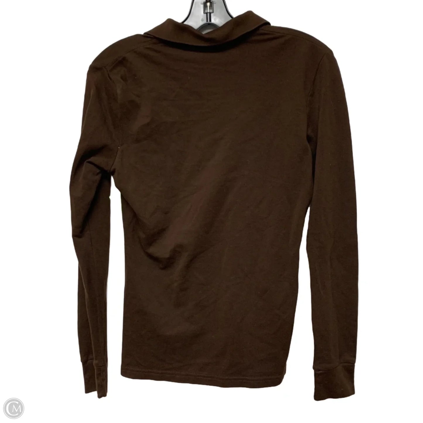 Top Long Sleeve By Ralph Lauren In Brown, Size: S