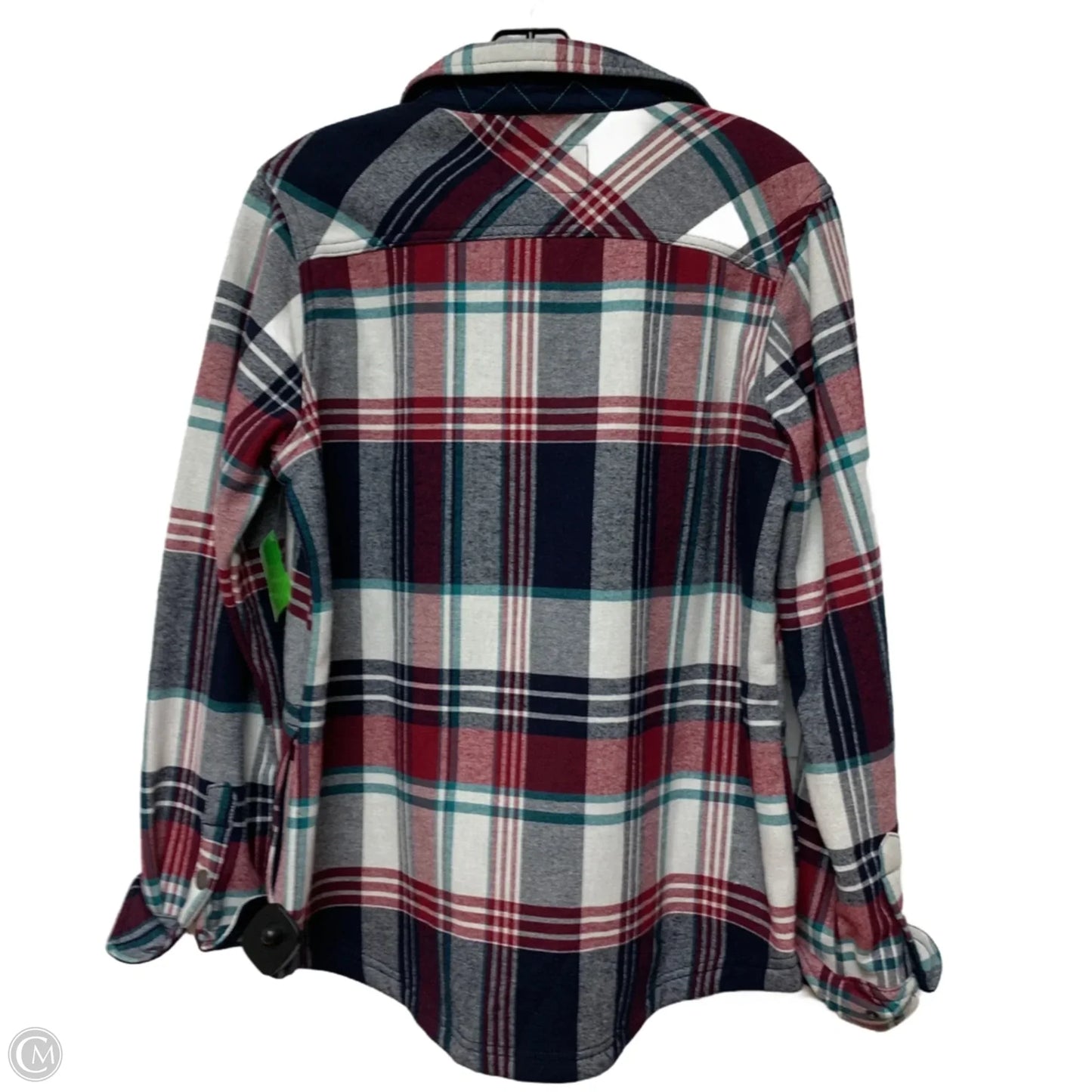 Jacket Shirt By Orvis In Plaid Pattern, Size: M