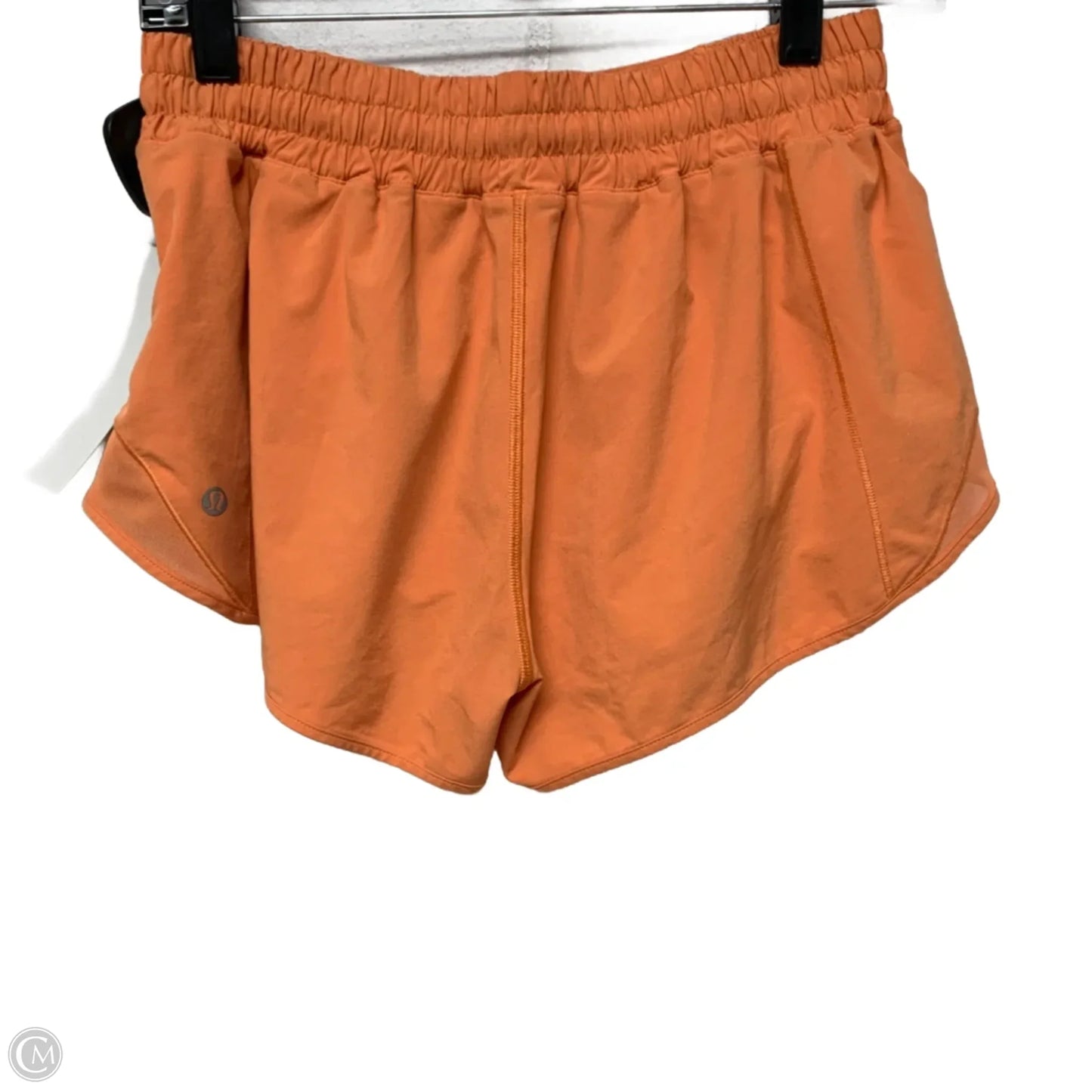 Athletic Shorts By Lululemon In Orange, Size: M