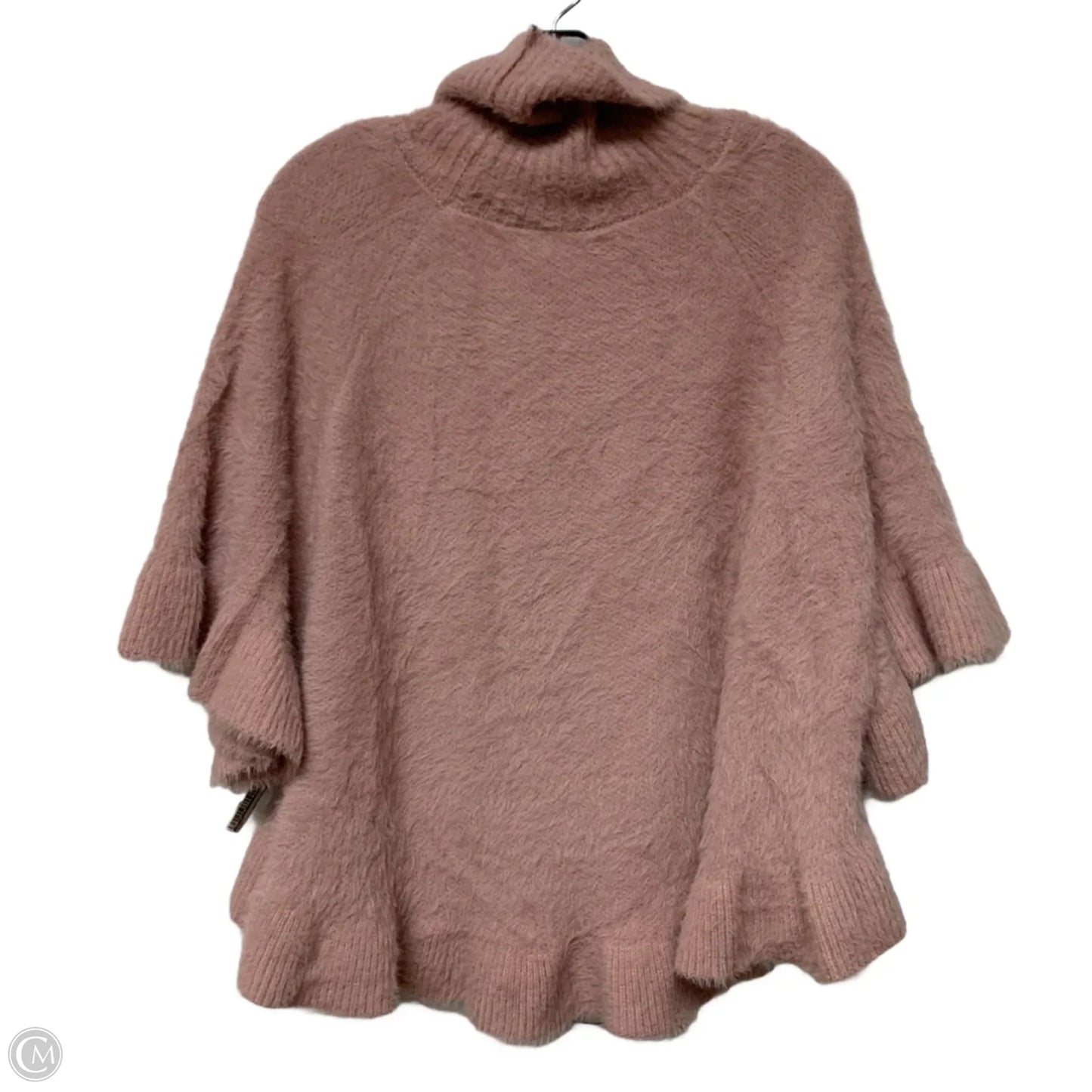 Poncho By Anthropologie In Pink, Size: Osfm