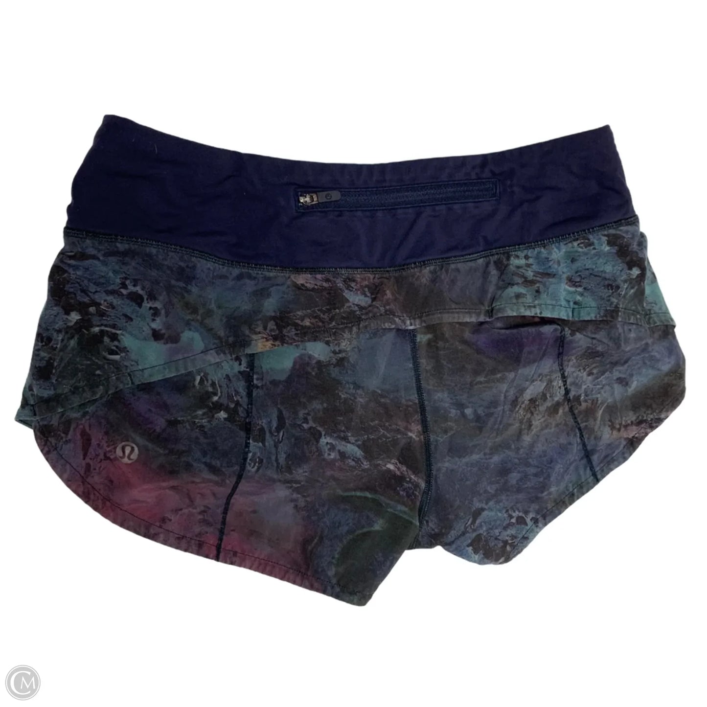 Athletic Shorts By Lululemon In Blue & Purple, Size: S