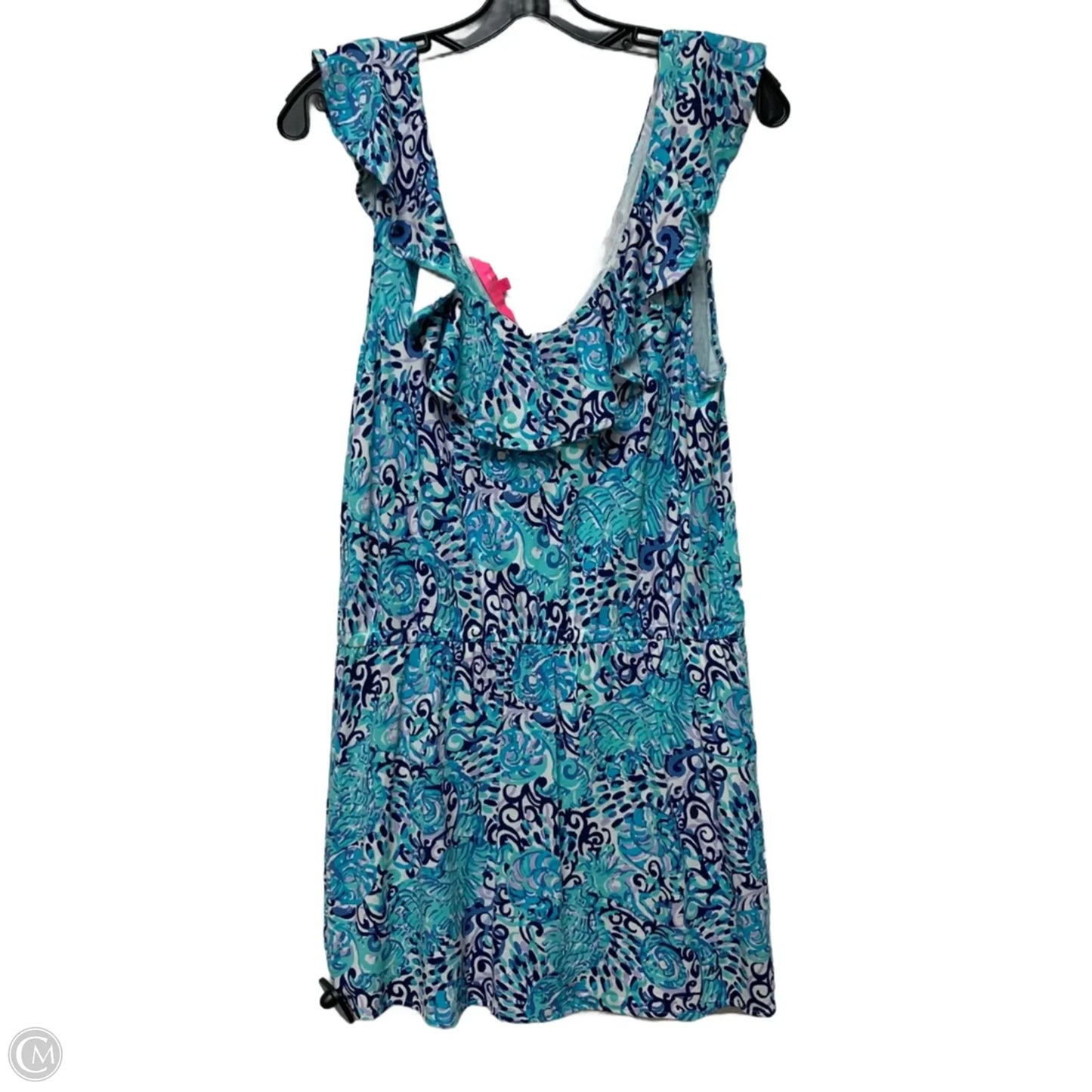 Romper Designer By Lilly Pulitzer In Blue, Size: M