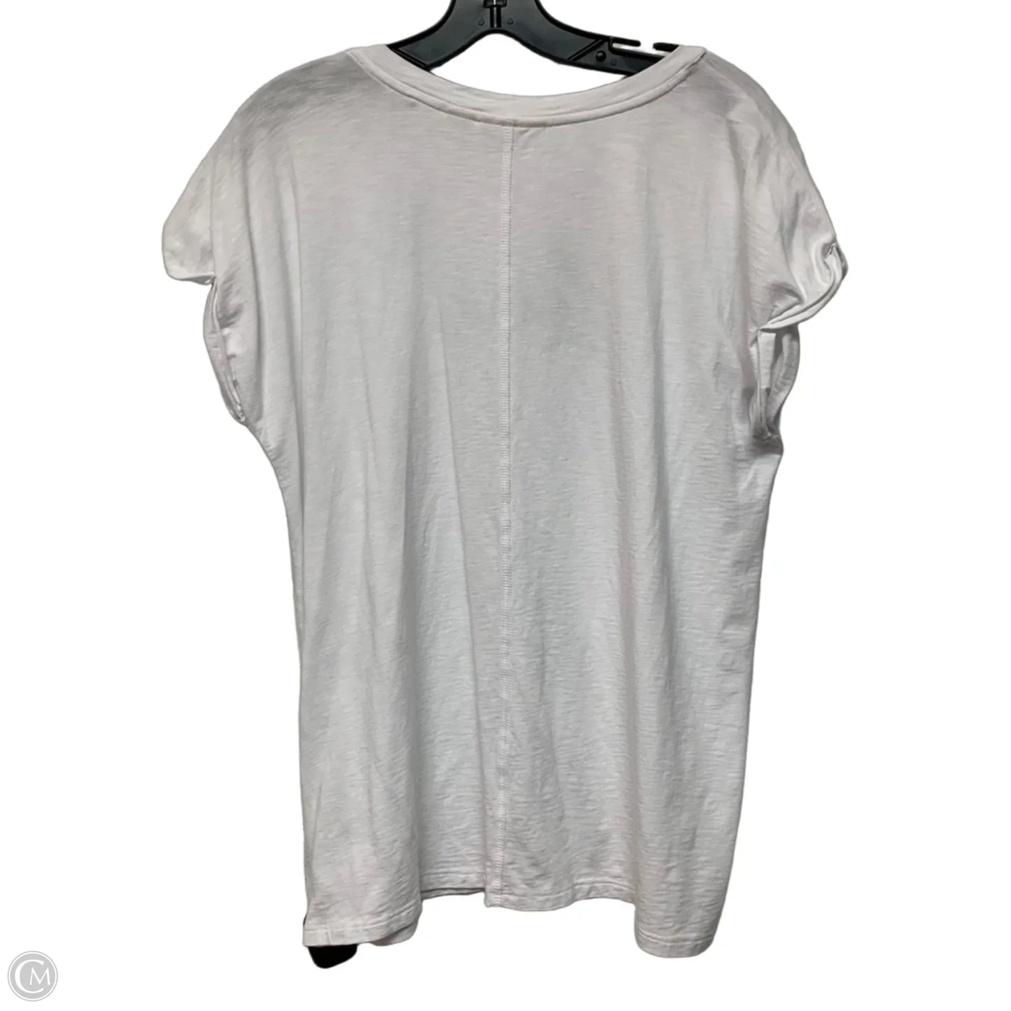 Top Short Sleeve By Christian Siriano In White, Size: Xl