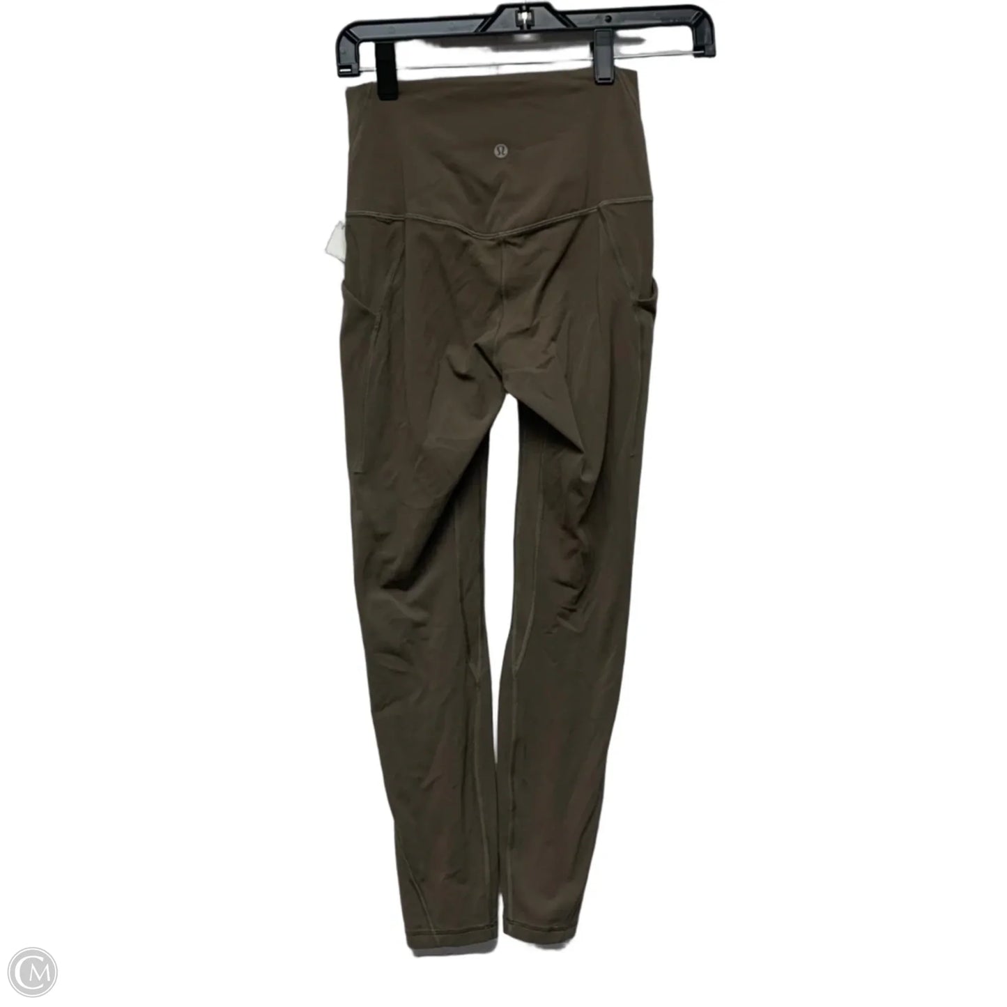 Athletic Leggings By Lululemon In Taupe, Size: S