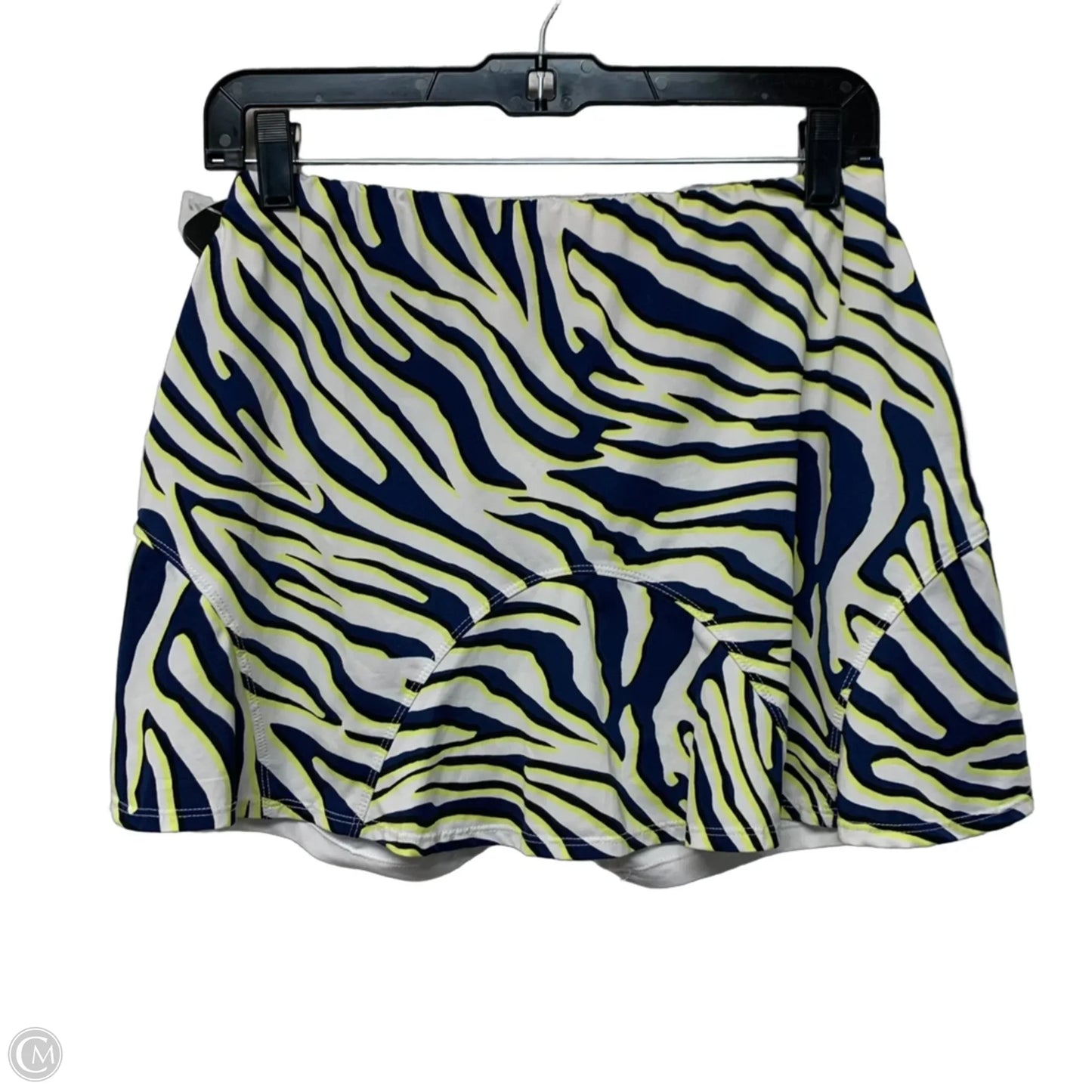 Athletic Skort By Tail In Blue & Yellow, Size: M