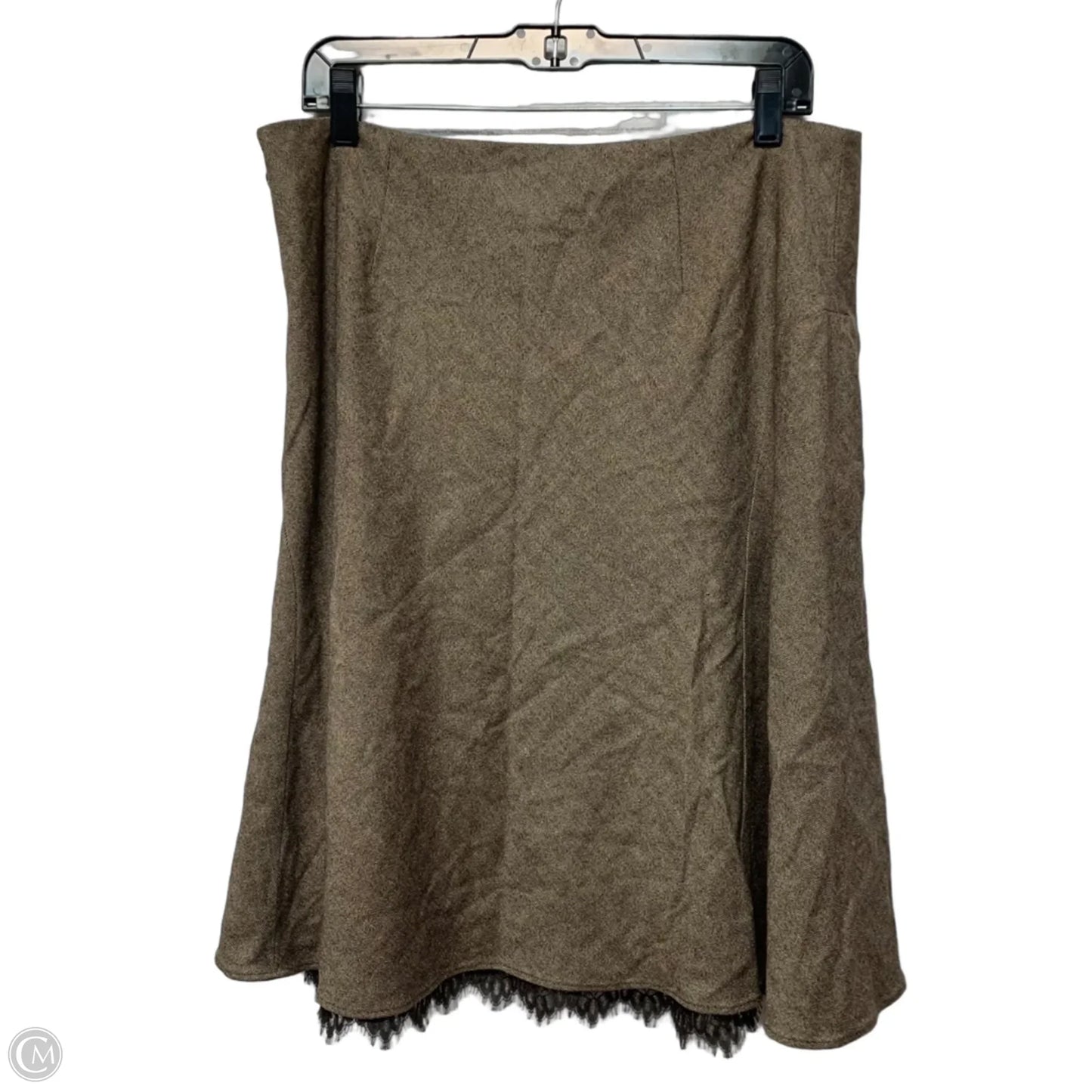 Skirt Midi By Banana Republic In Brown, Size: M