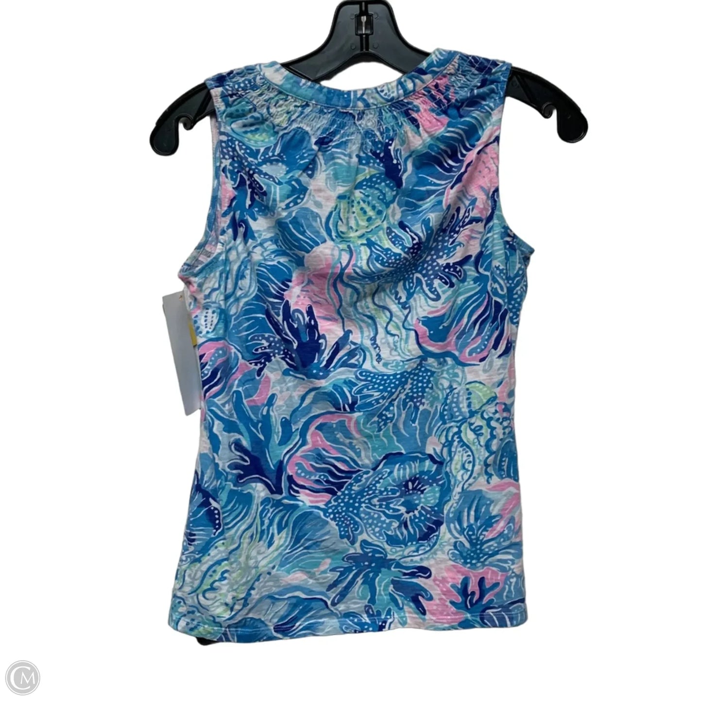 Top Sleeveless Designer By Lilly Pulitzer In Blue, Size: Xs