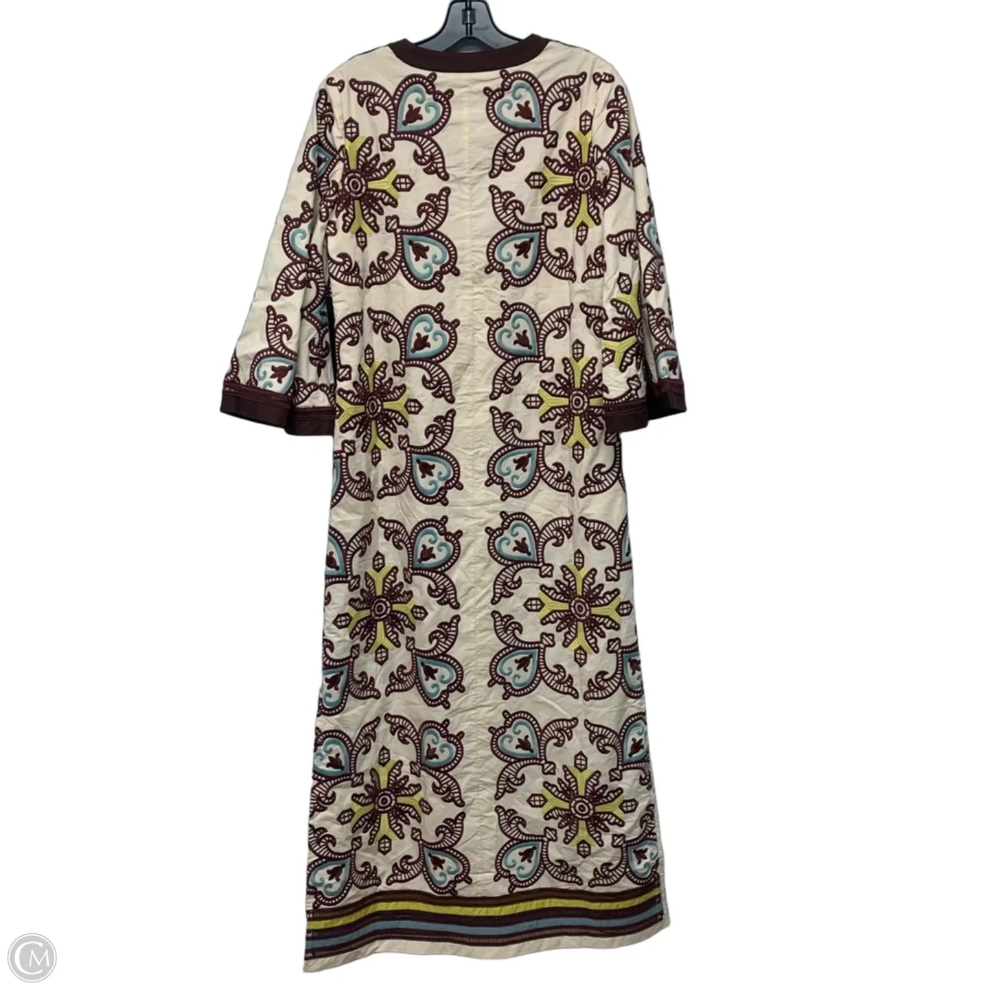 Dress Designer By Tuckernuck In Brown & Cream, Size: Xs
