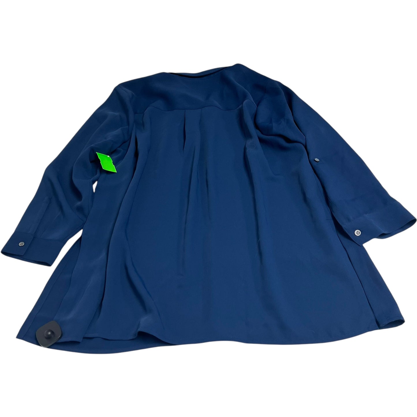 Blouse Long Sleeve By J. Jill In Blue, Size: Xlp